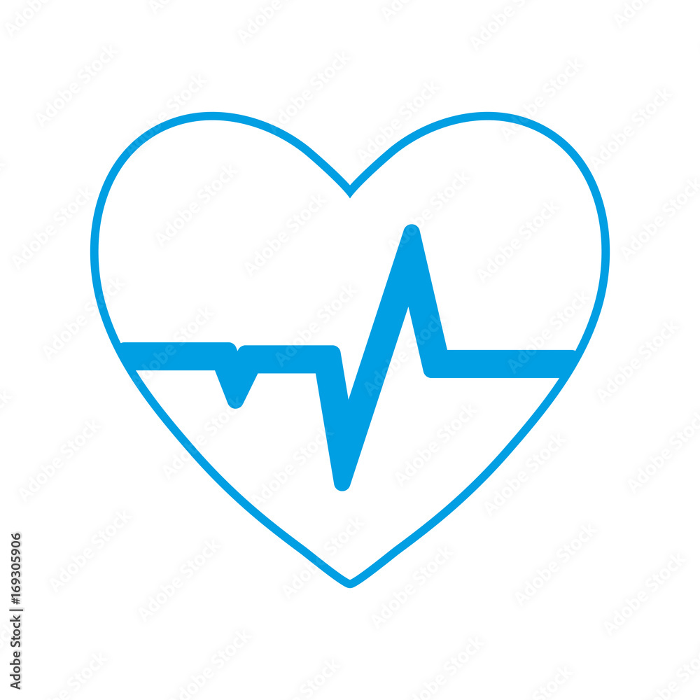 cardio heart icon over white background vector illustration cardio heart icon over white background vector illustration