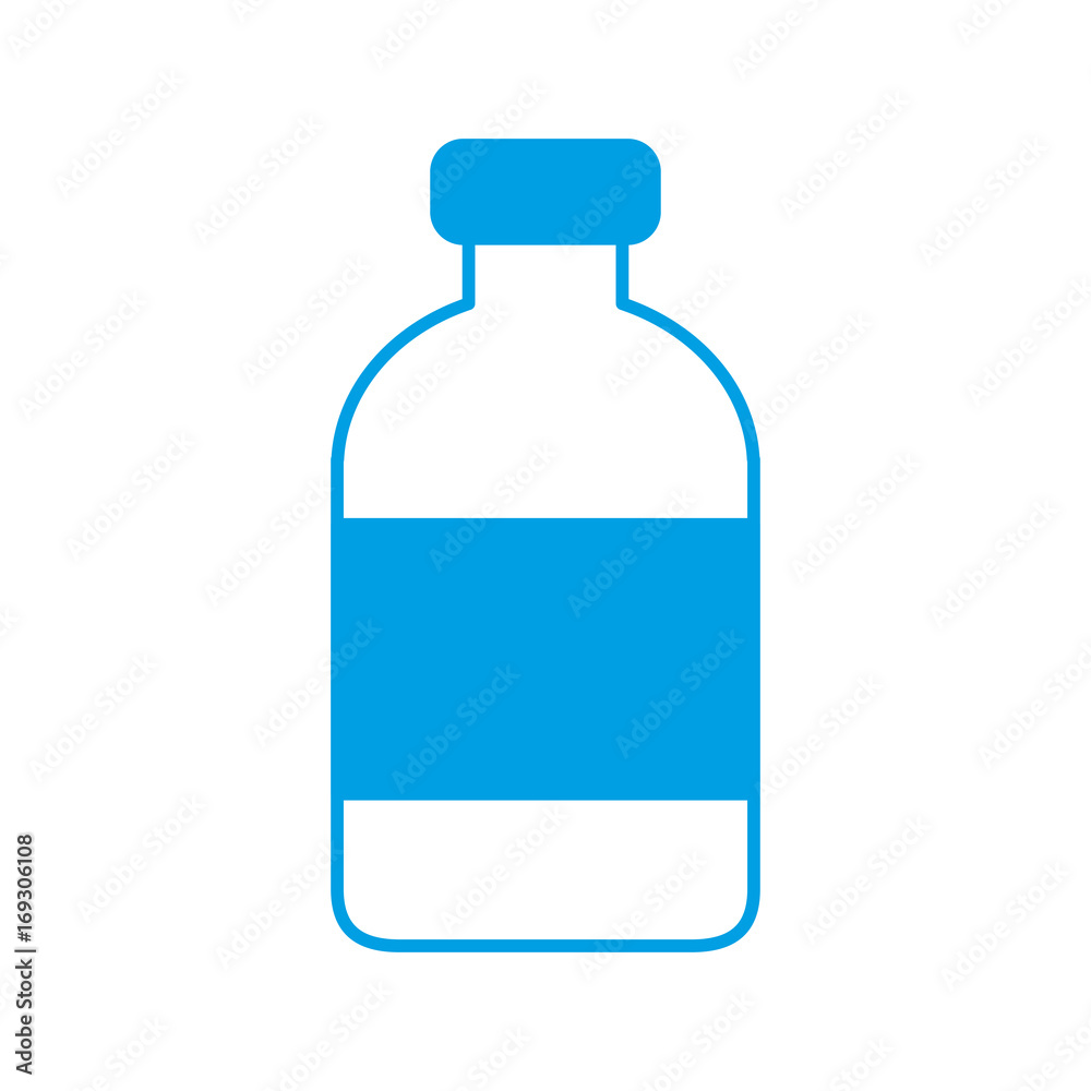 liquor bottle icon over white background vector illustration