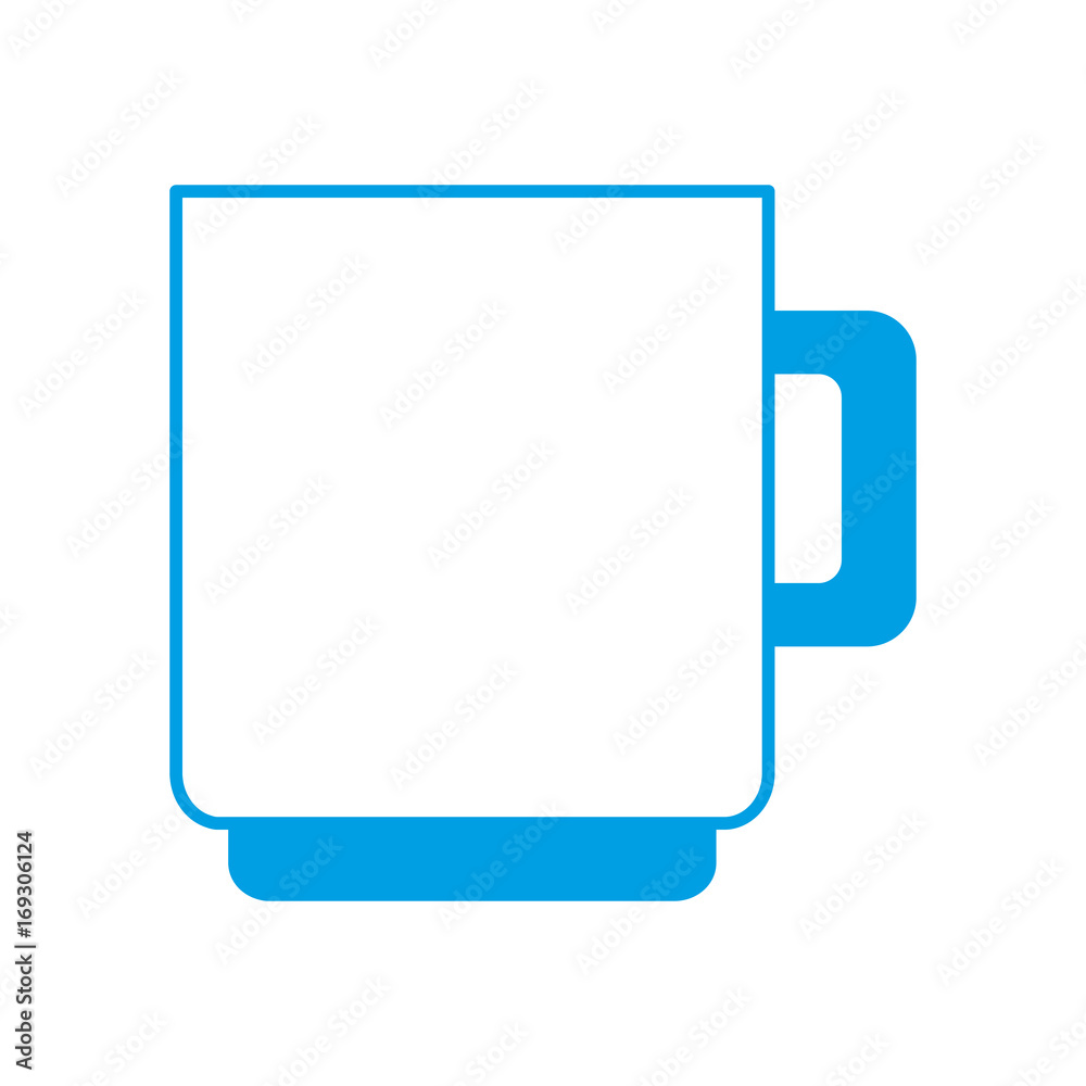 coffee mug icon over white background vector illustration coffee mug icon over white background vector illustration