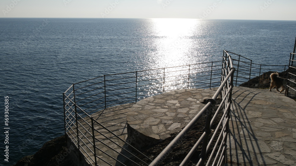Terrazzo sul mar Ligure