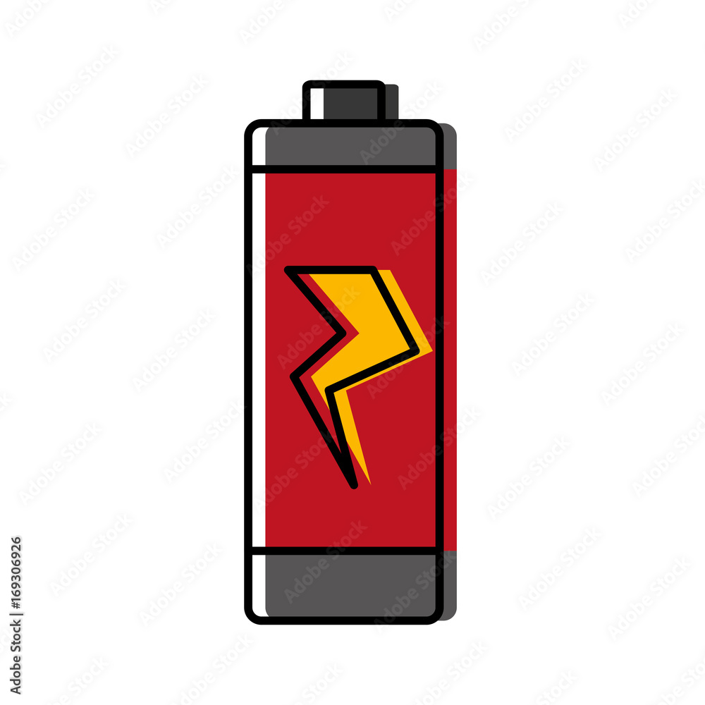 battery icon over white background vector illustration battery icon over white background vector illustration