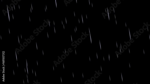 Light rain overlay – ending animation.
End - Easy to key out the background or to add over your composition