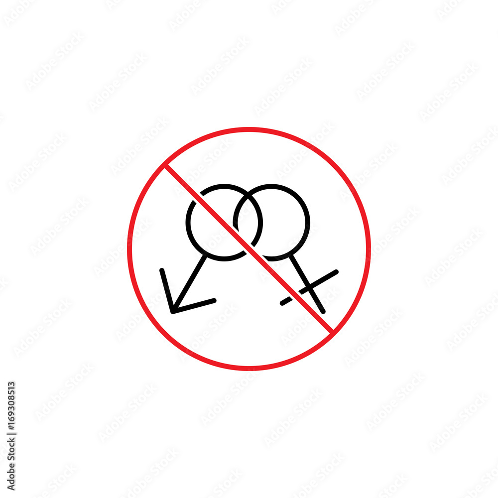 no sex sign on white background no sex sign on white background