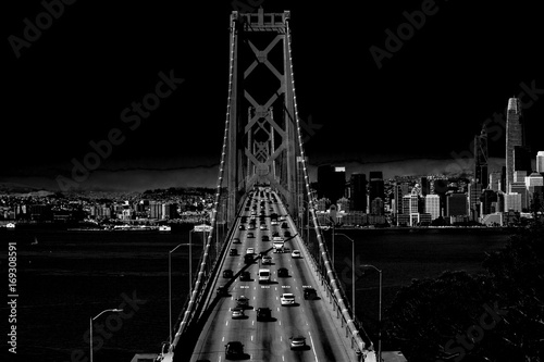 Photography Bay Bridge B&W