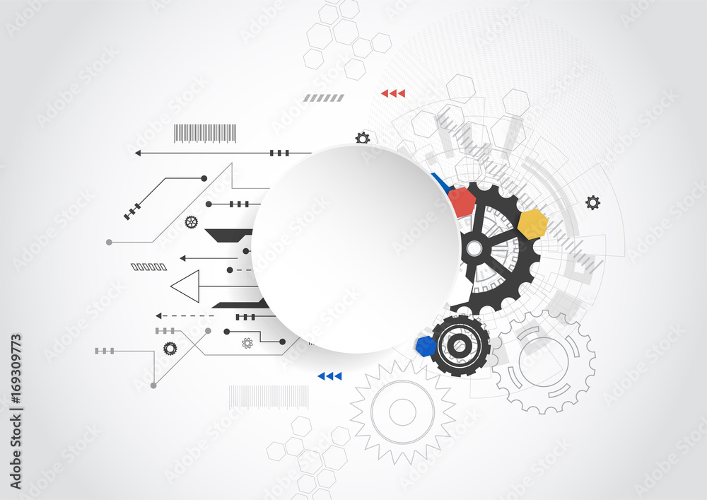 Fototapeta premium Abstract Technology Background