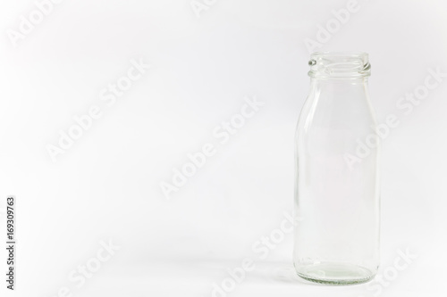isolate bottle On the white background 