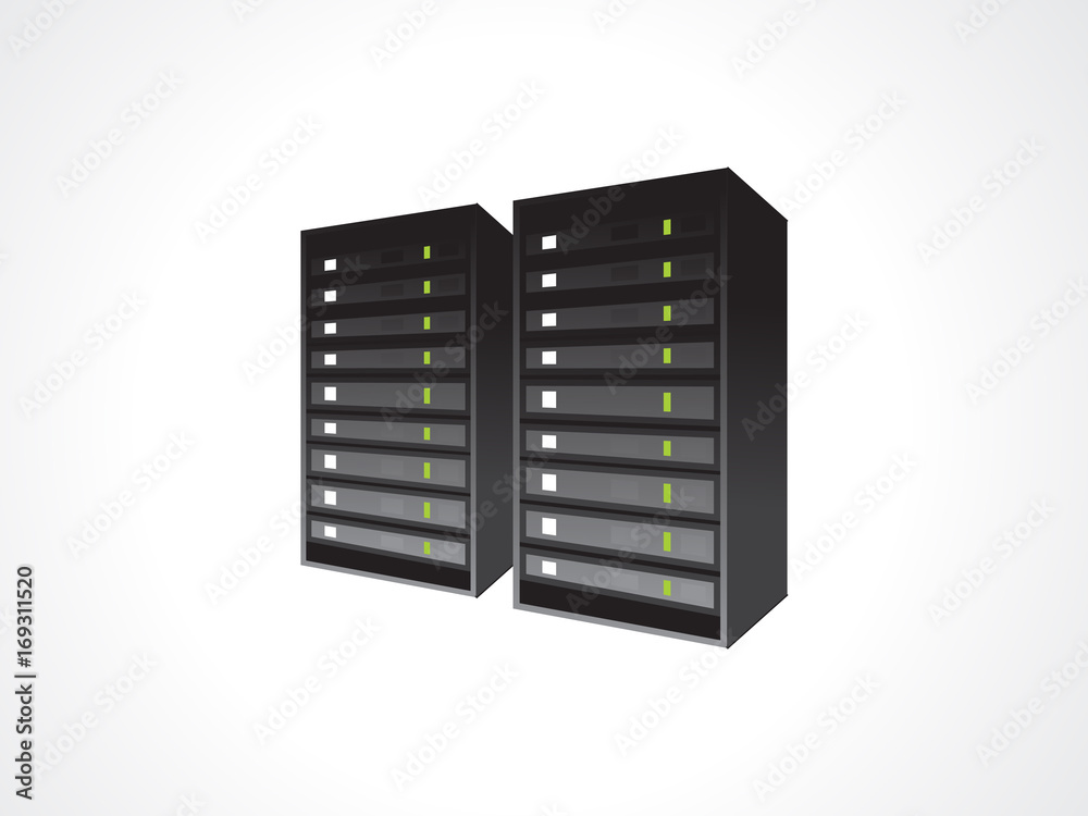 abstract blade server icon abstract blade server icon
