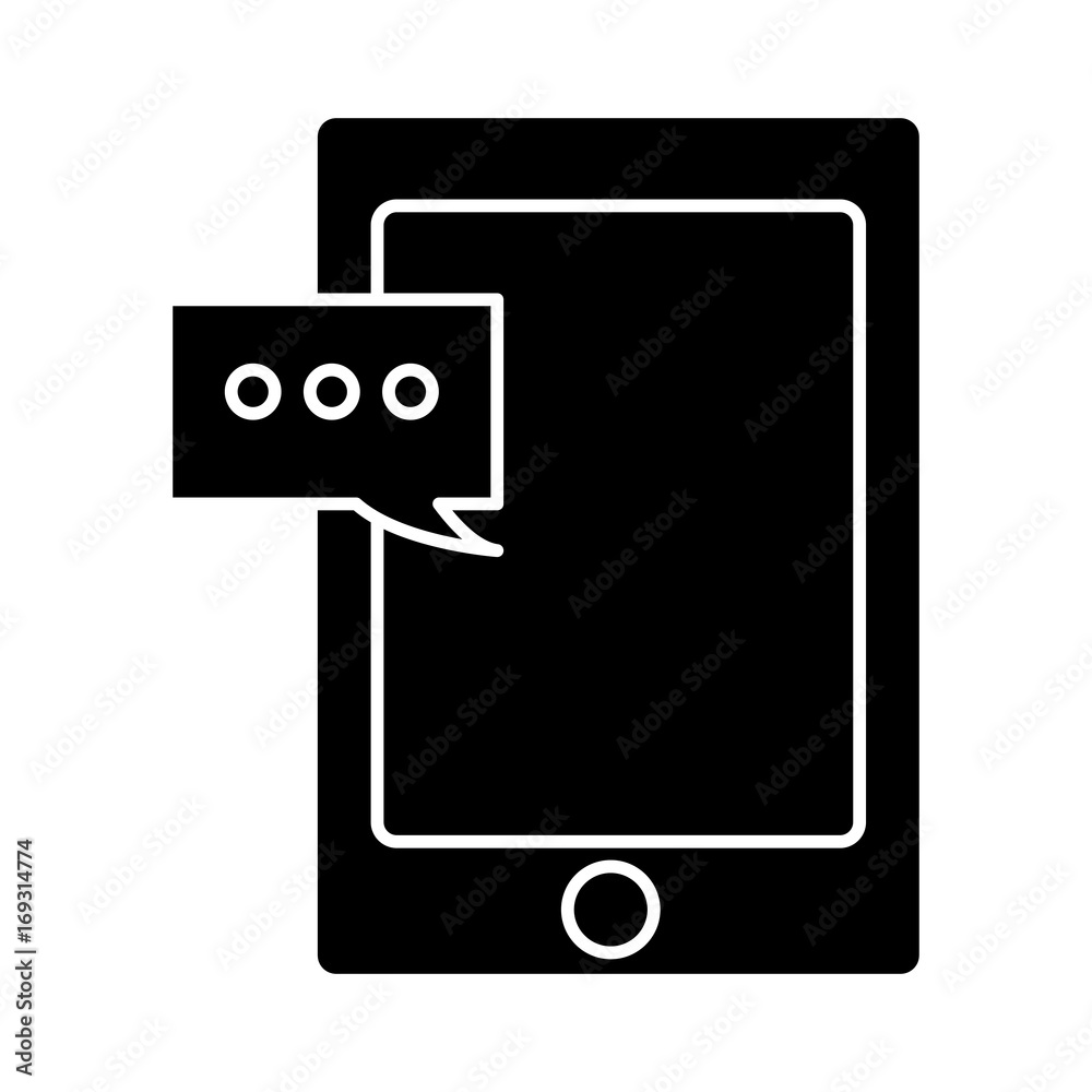 digital tablet pc delivery chat message order service vector illustration digital tablet pc delivery chat message order service vector illustration