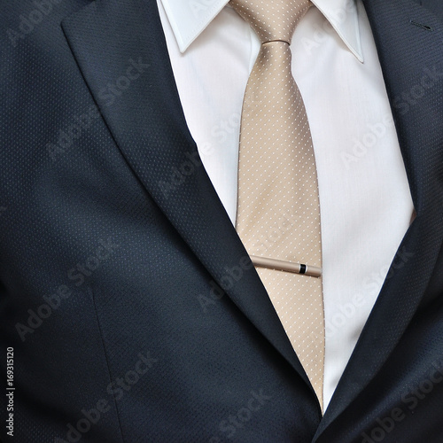 men suit perfect to the last detail. photo