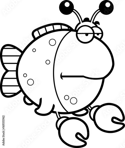 Bored Cartoon Imitation Crab