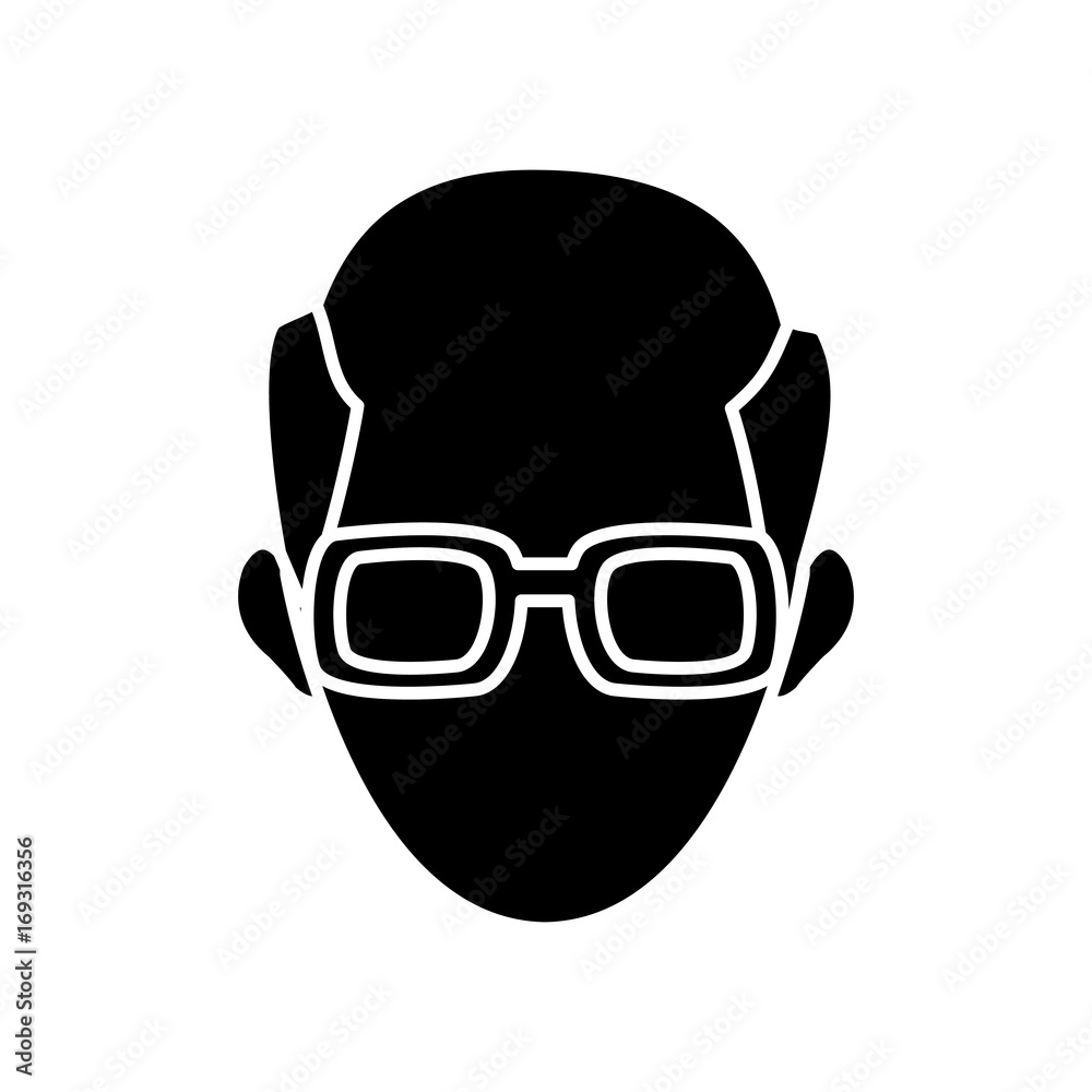 man face character people employee profile vector illustration man face character people employee profile vector illustration