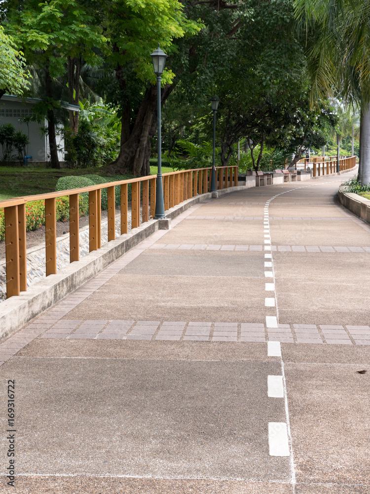 footpath in national park in city footpath in national park in city