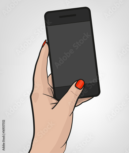 Hand Shooting Phone