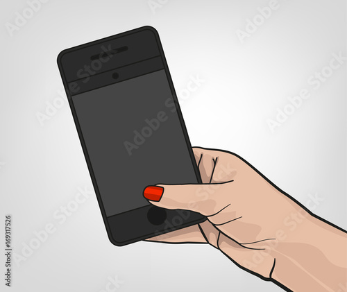 Hand Shooting Phone