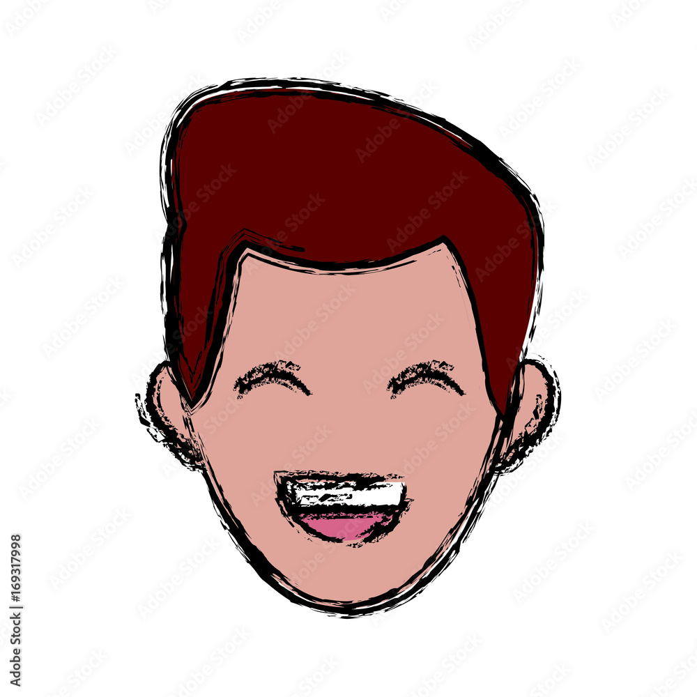 man face character people employee profile vector illustration man face character people employee profile vector illustration