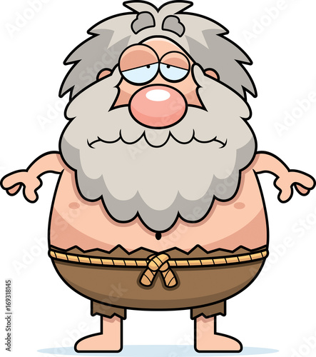 Sad Cartoon Hermit