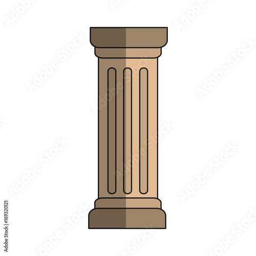 pillard icon over white background vector illustration
