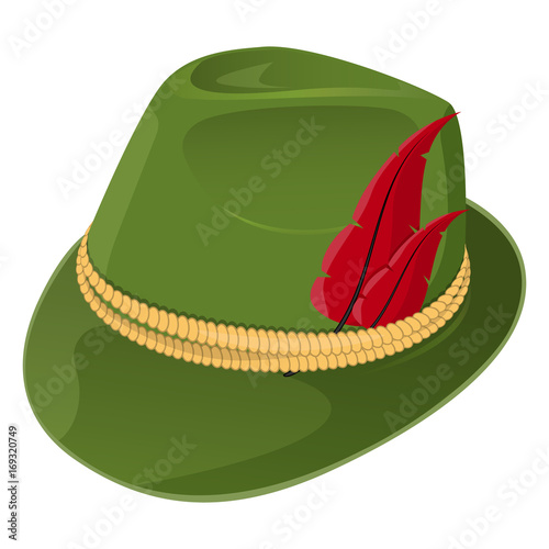 Bavaria Hat. Stock vector.