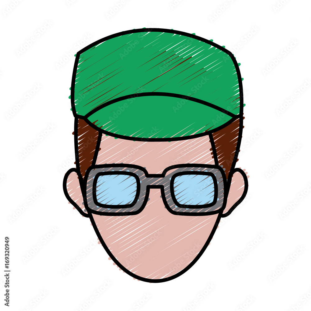 man face character people profile cartoon image vector illustration man face character people profile cartoon image vector illustration