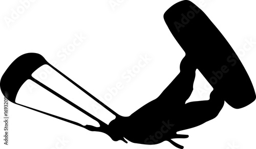 Kitesurfing logo/illustration 