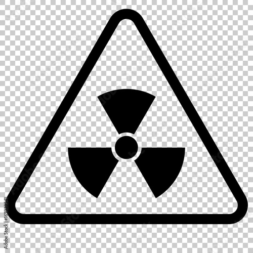 Radiation Hazard Sign. Isolated symbol