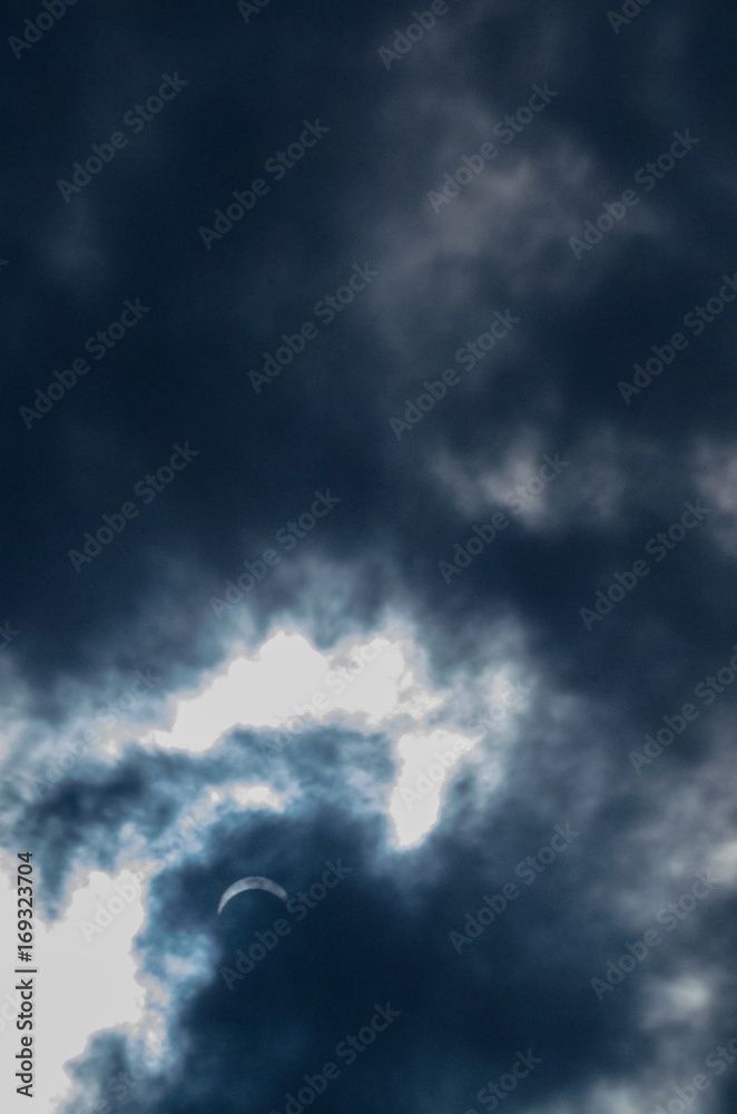 Solar Eclipse 2017 event in South Carolina sky