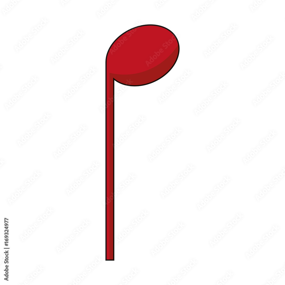 musical note icon over white background vector illustration musical note icon over white background vector illustration
