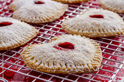 Heart Shaped Cherry Hand Pies photo