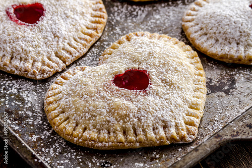 Heart Shaped Cherry Hand Pies photo