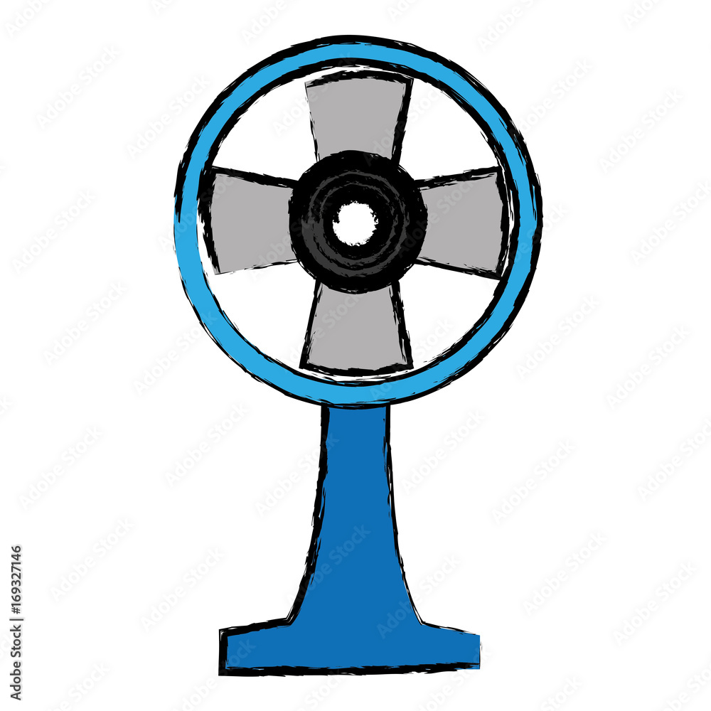 fan icon over white background vector illustration fan icon over white background vector illustration