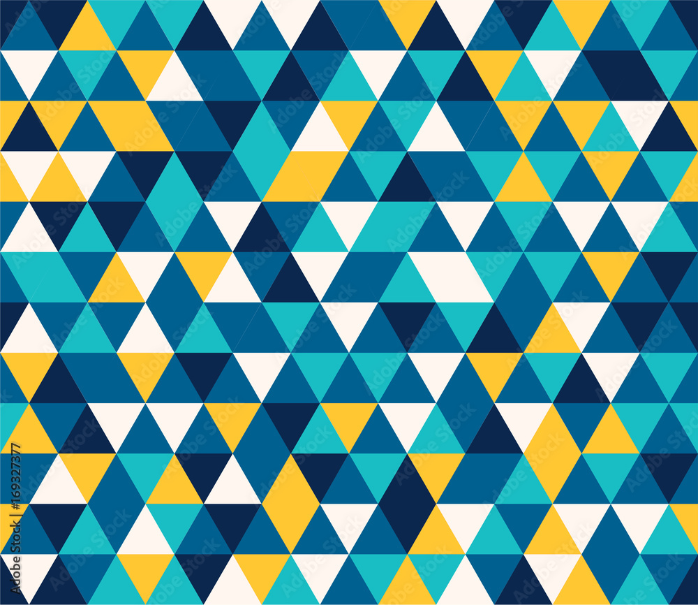 colorful triangles seamless pattern