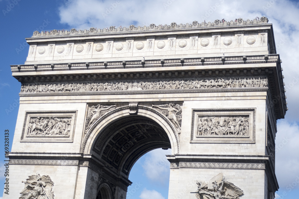 Arc de Triomphe in Paris Frankreich