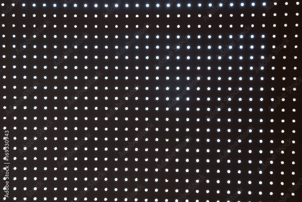 Pegboard Wall Lit From Behind Pegboard Wall Lit From Behind
