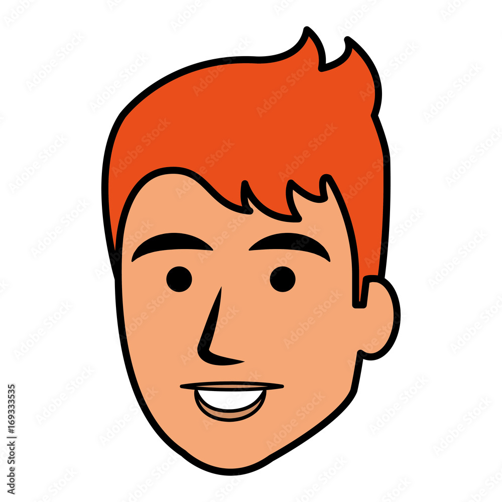 young man head avatar character vector illustration design young man head avatar character vector illustration design