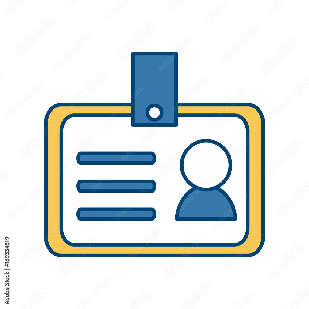 id card photo corporate personal identity company icon vector illustration id card photo corporate personal identity company icon vector illustration