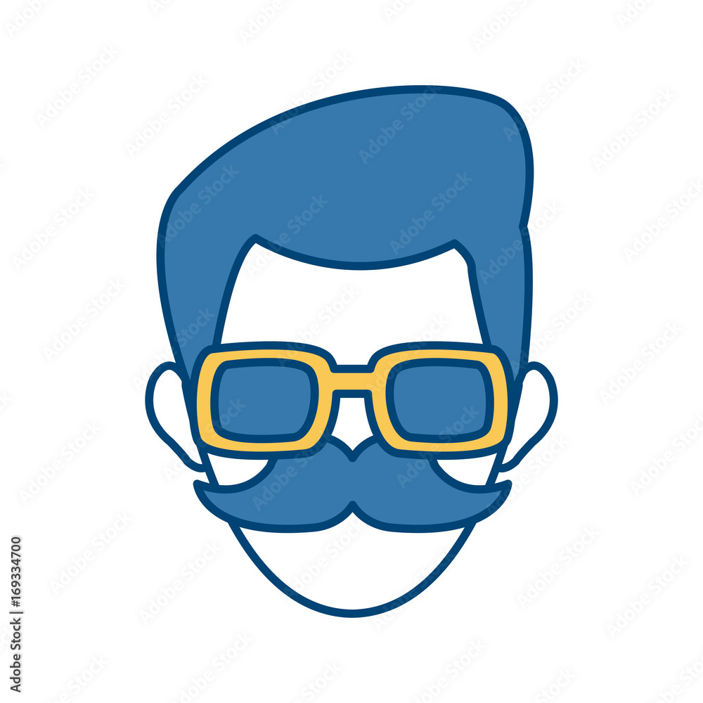 man face character people laugh image vector illustration man face character people laugh image vector illustration