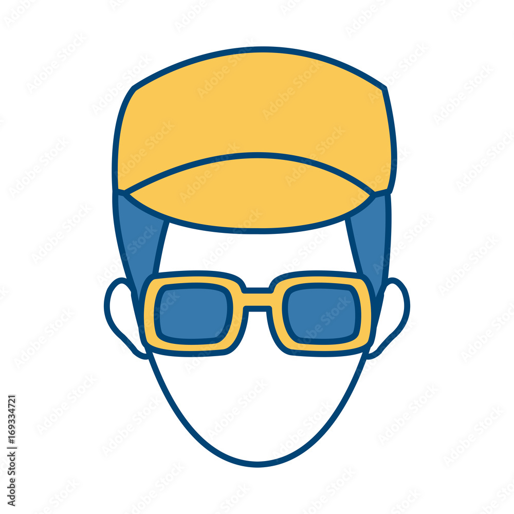 man face character people laugh image vector illustration man face character people laugh image vector illustration