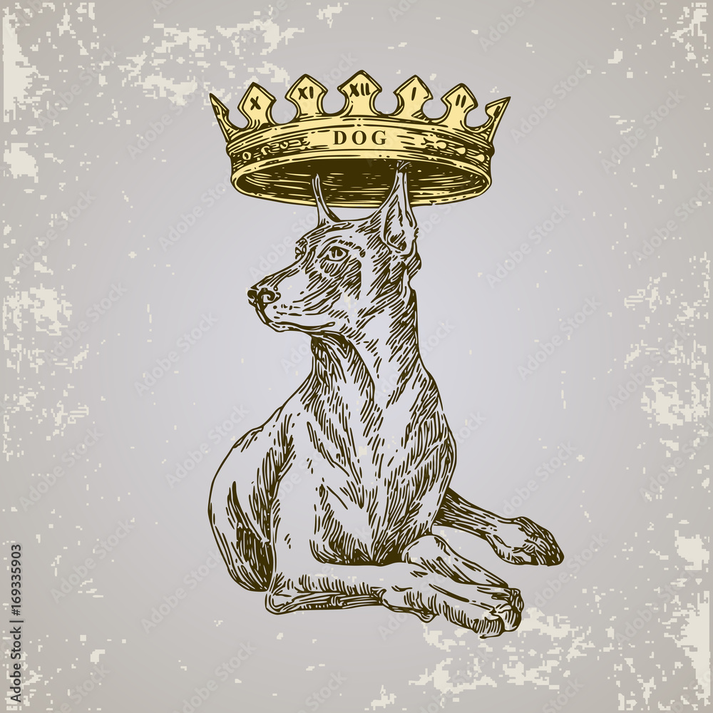 Chinese Horoscope Dog Sketch Tattoo Vector Illustration Stock Chinese Horoscope Dog Sketch Tattoo Vector Illustration Stock