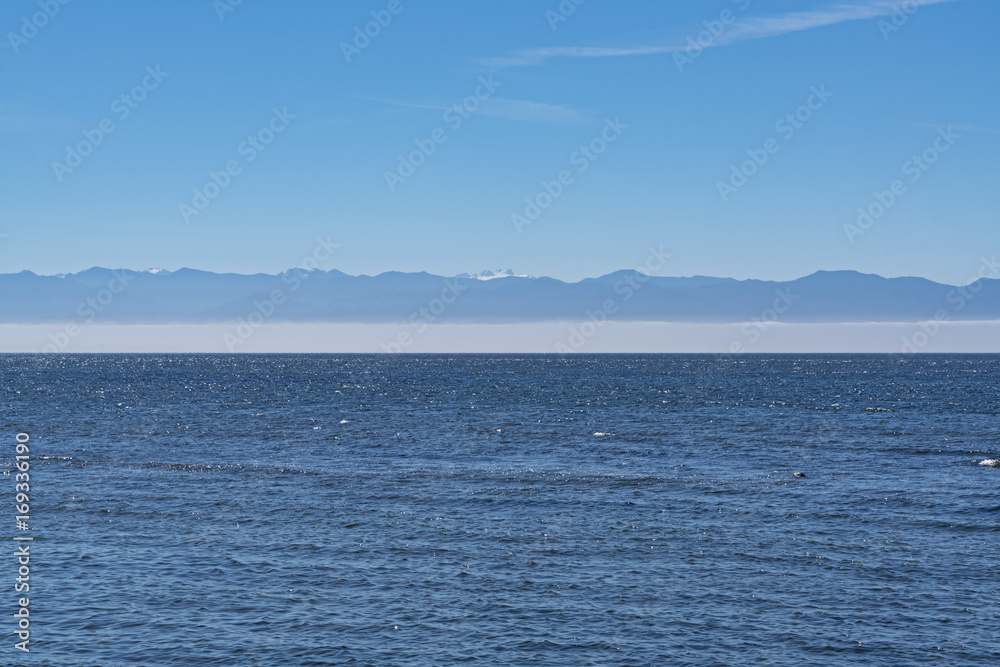 Sea, Mist & Mountain Ridge