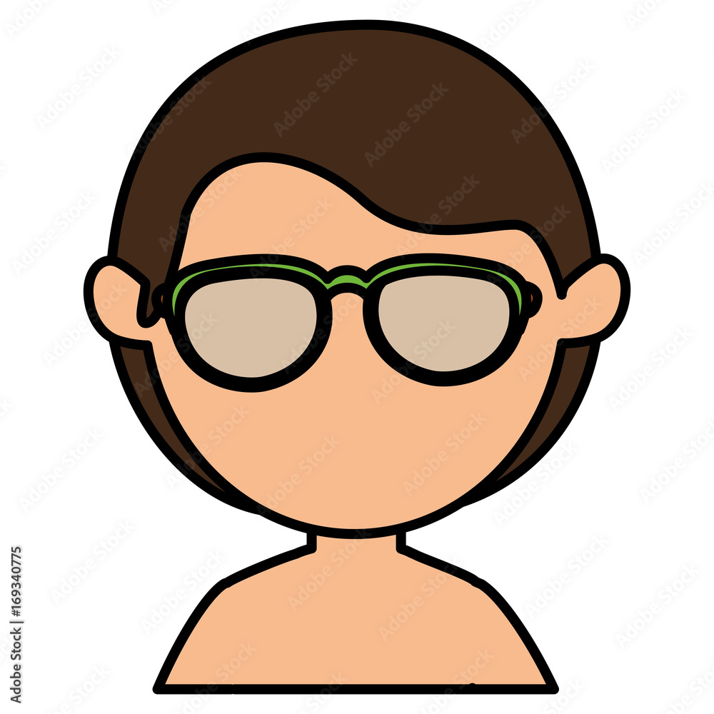 young man shirtless avatar character vector illustration design young man shirtless avatar character vector illustration design