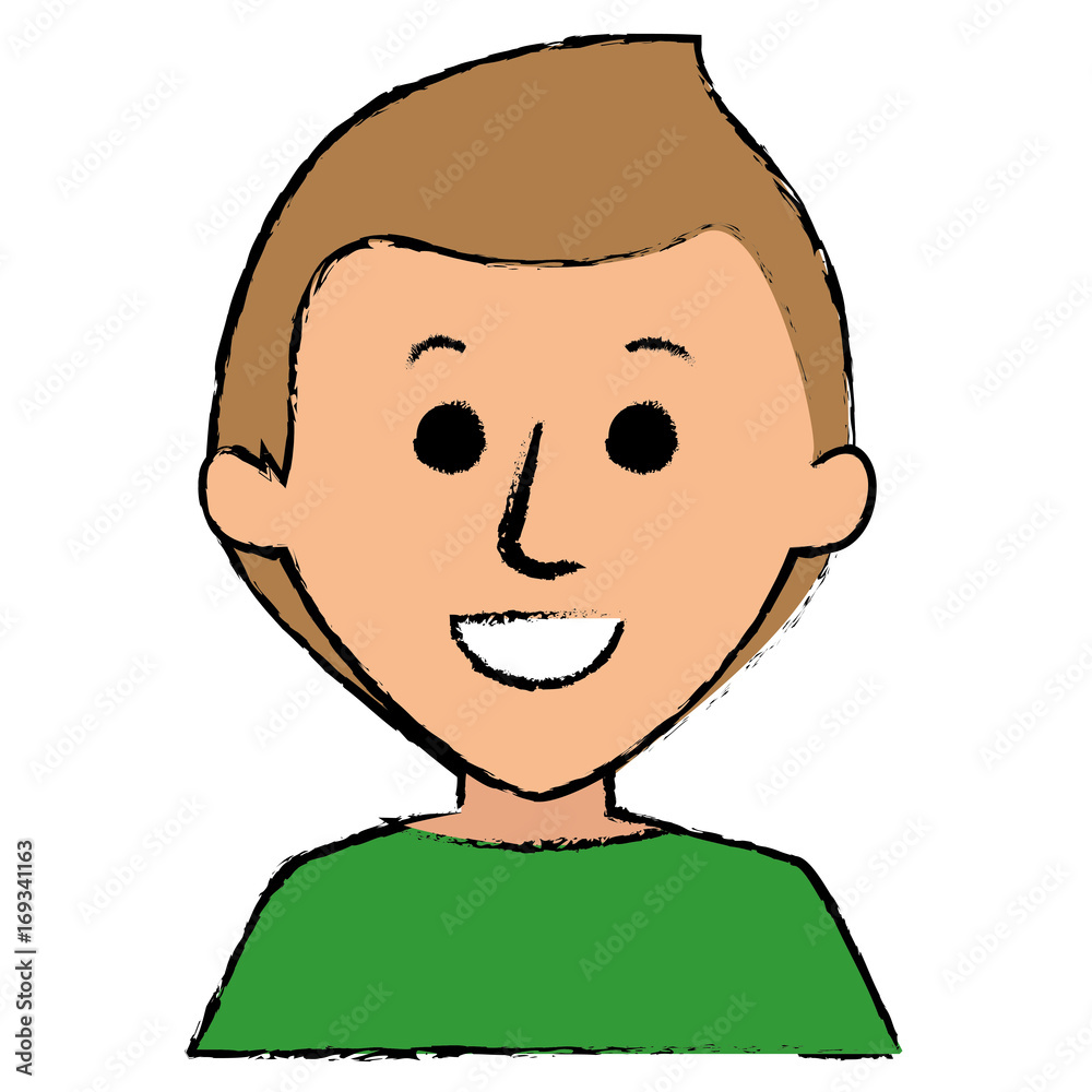 young man avatar character vector illustration design young man avatar character vector illustration design