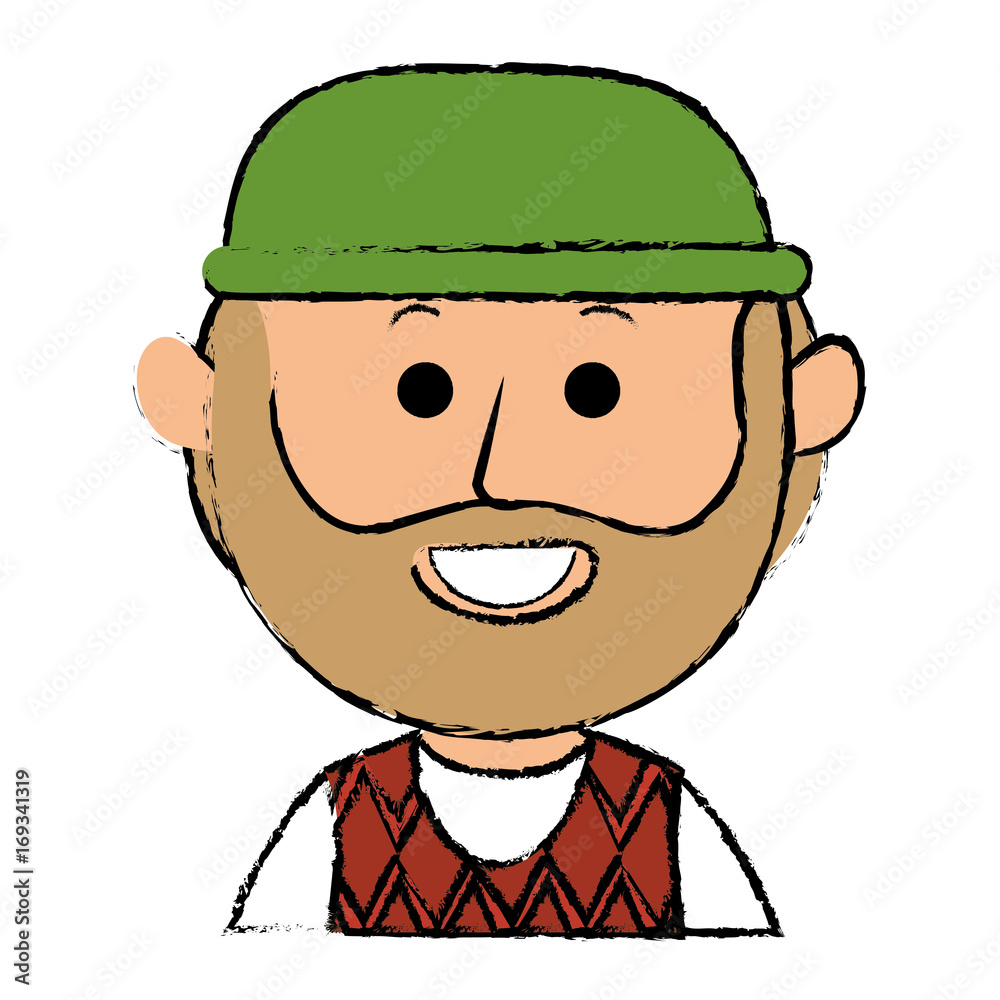 young man avatar character vector illustration design young man avatar character vector illustration design