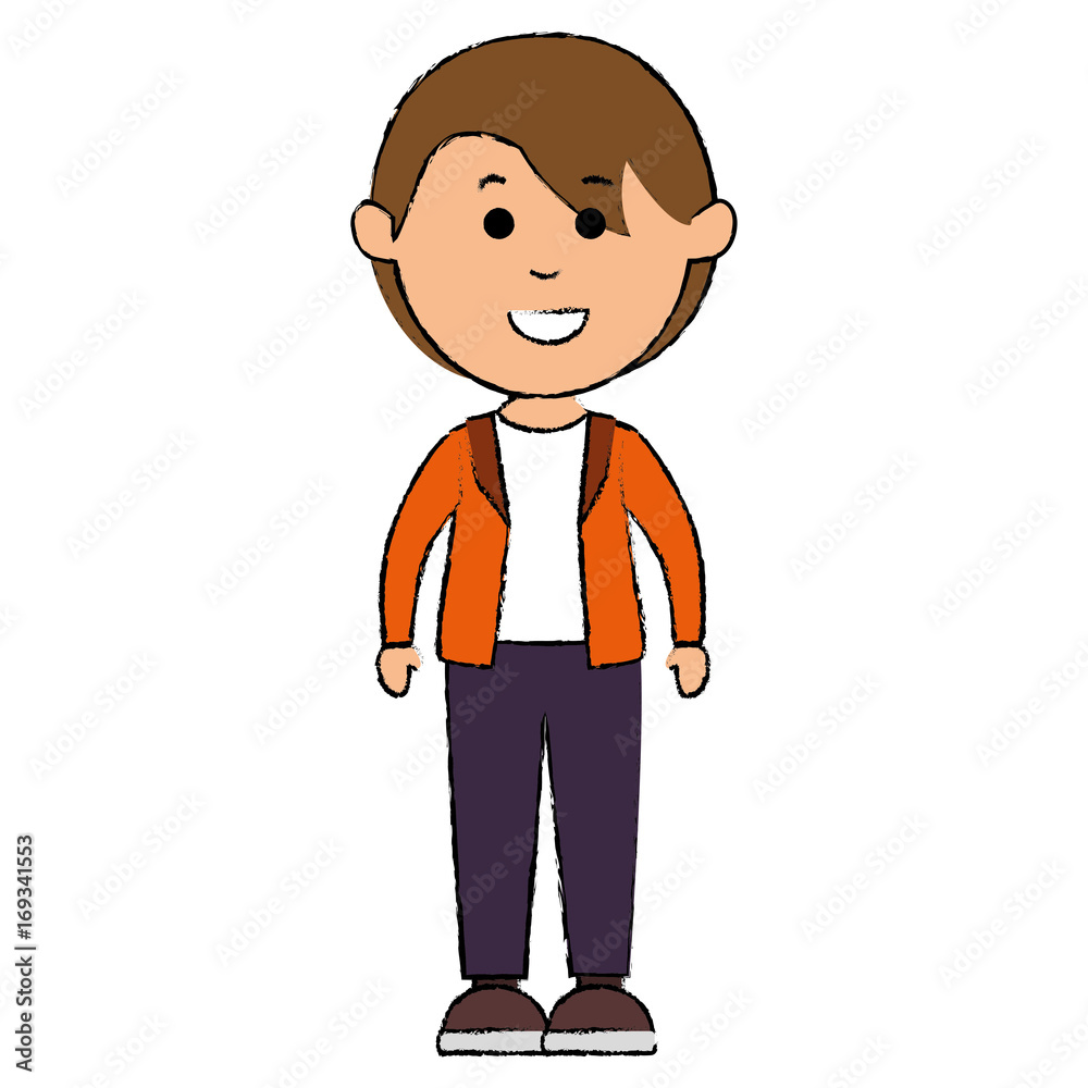 young man avatar character vector illustration design young man avatar character vector illustration design