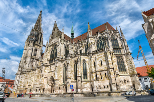 Dom St. Peter, the Cathedral of Regensburg in Germany