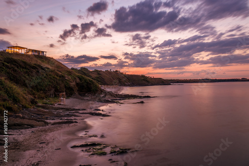 Sunset and dramatic set of clouds © ba11istic