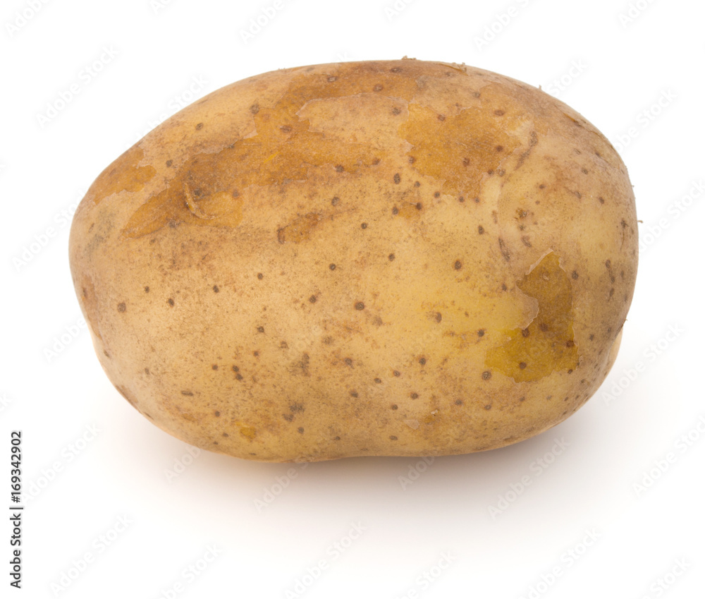new potato tuber isolated on white background cutout new potato tuber isolated on white background cutout