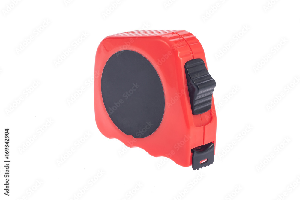 Meters or flexometer. Red Meters or flexometer. Red