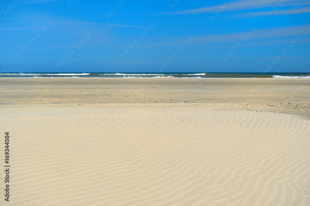 Empty beach landscape
