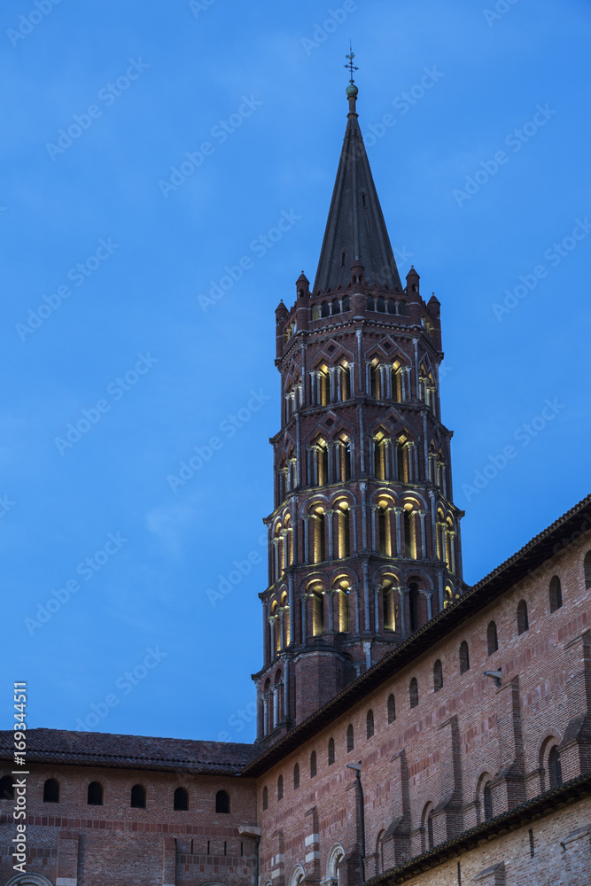 Fototapeta premium Basilica of St. Sernin in Toulouse