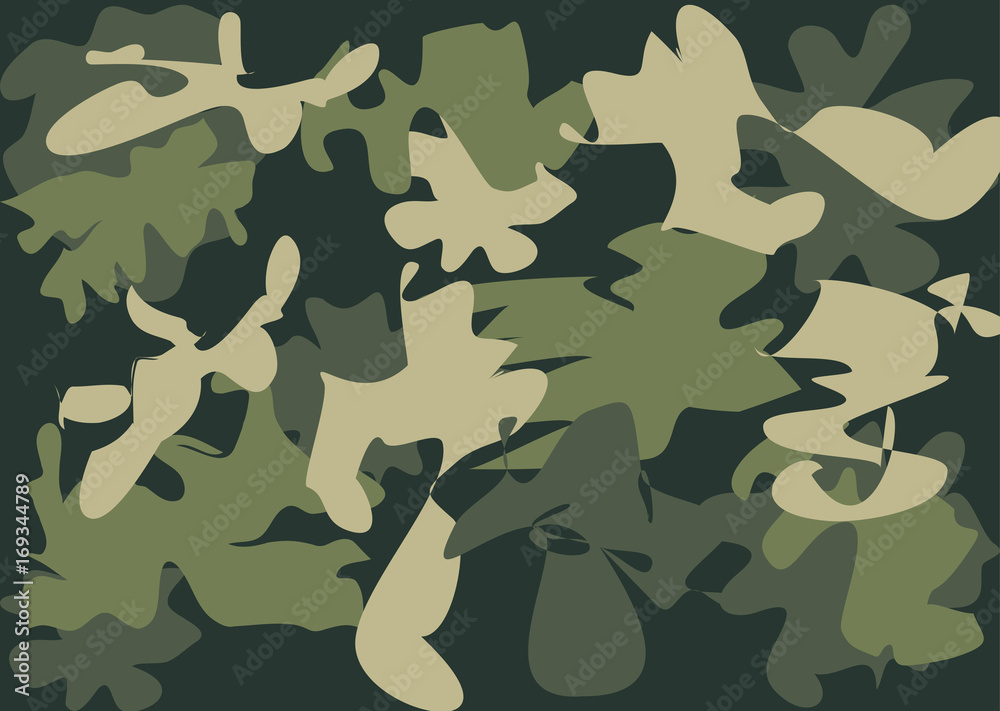 vector illustration of a khaki camouflage pattern vector illustration of a khaki camouflage pattern